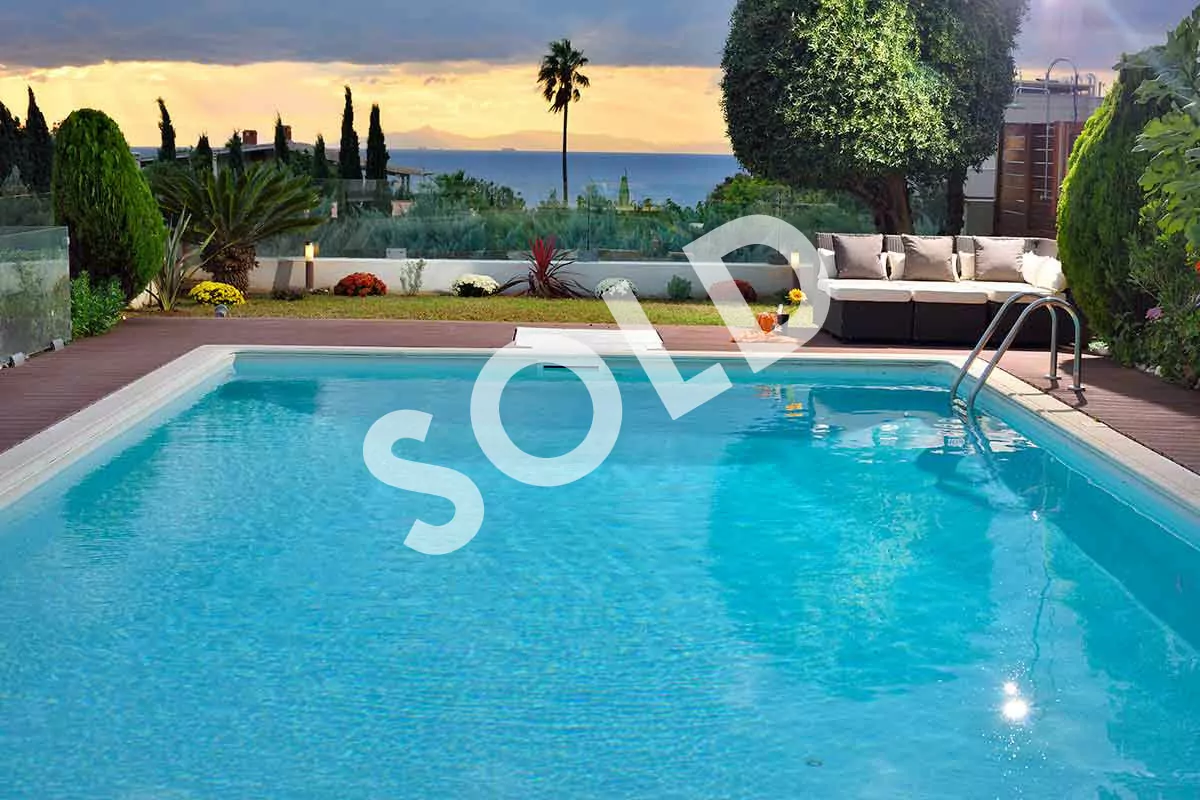 Luxury Villa for Sale in Athens - Greece | Saronida | Private Pool | Sea & Sunset View 