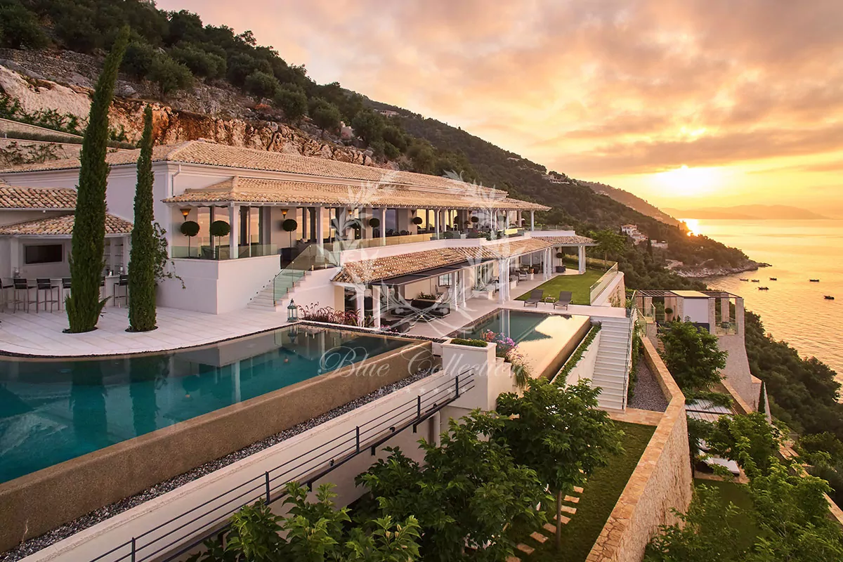 Presidential Villa for Rent in Corfu – Greece | Nissaki | Two Private Infinity Pools | Amazing Sea View | Sleeps 12 | 6 Bedrooms | 6 Bathrooms | REF: 180412433 | CODE: CRF-2