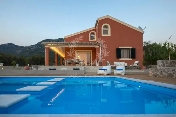Elegant Villa for Rent in Corfu – Greece | Private Heated Pool | Sea & Sunset Views 