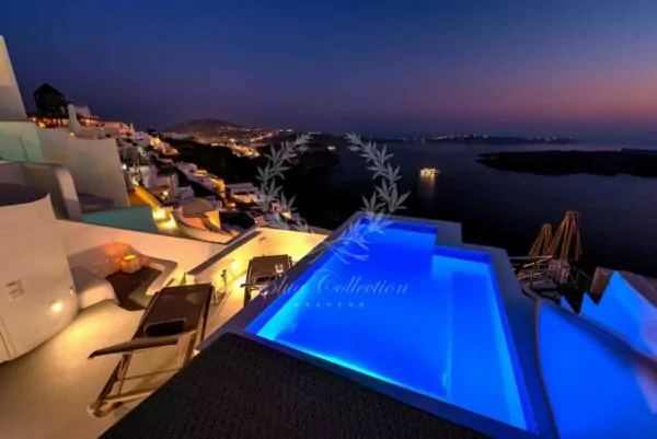 Private Villa for Rent in Santorini – Greece | Imerovigli | Outdoor Heated Jacuzzi | Sea & Sunset Views 