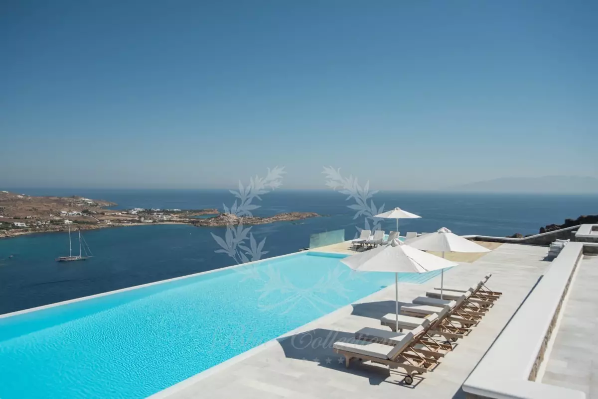 Royal Villa for Rent in Mykonos - Agios Lazaros | Private Infinity Pool | Sea & Sunrise view | ALN-1
