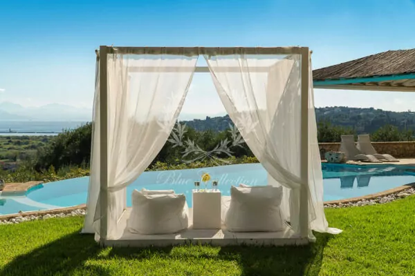 Elegant Villa for Rent in Corfu – Greece | Viros | Private Infinity Pool | Sea View | Sleeps 6 | 3 Bedrooms | 3 Bathrooms | REF: 180412439 | CODE: CRF-8