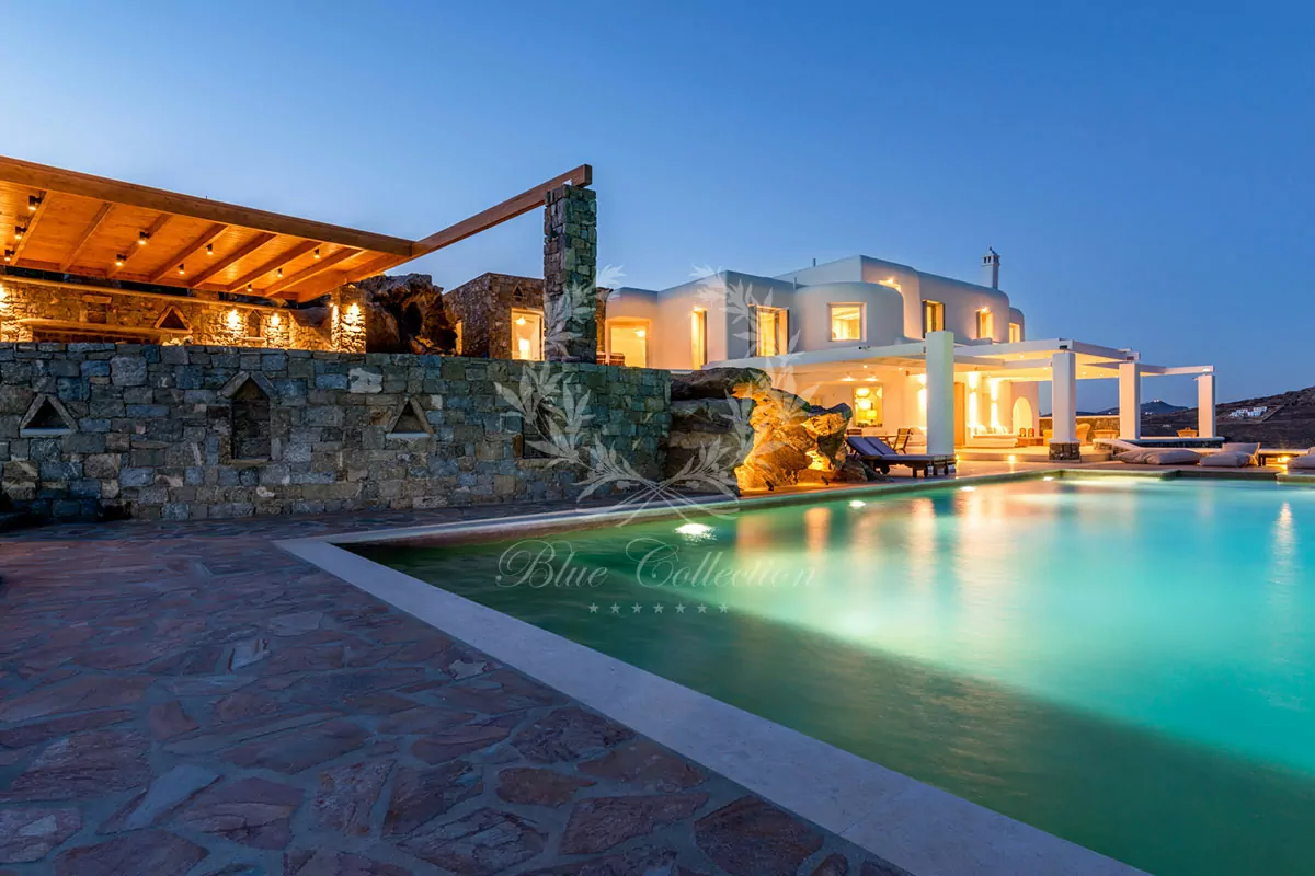 Luxury 2-Villas Complex for Rent in Mykonos – Greece | Elia | 2 Private Infinity Pools | Sea & Sunrise views | Sleeps 34 | 17 Bedrooms | 17 Bathrooms | REF: 180412451 | CODE: ELN-6