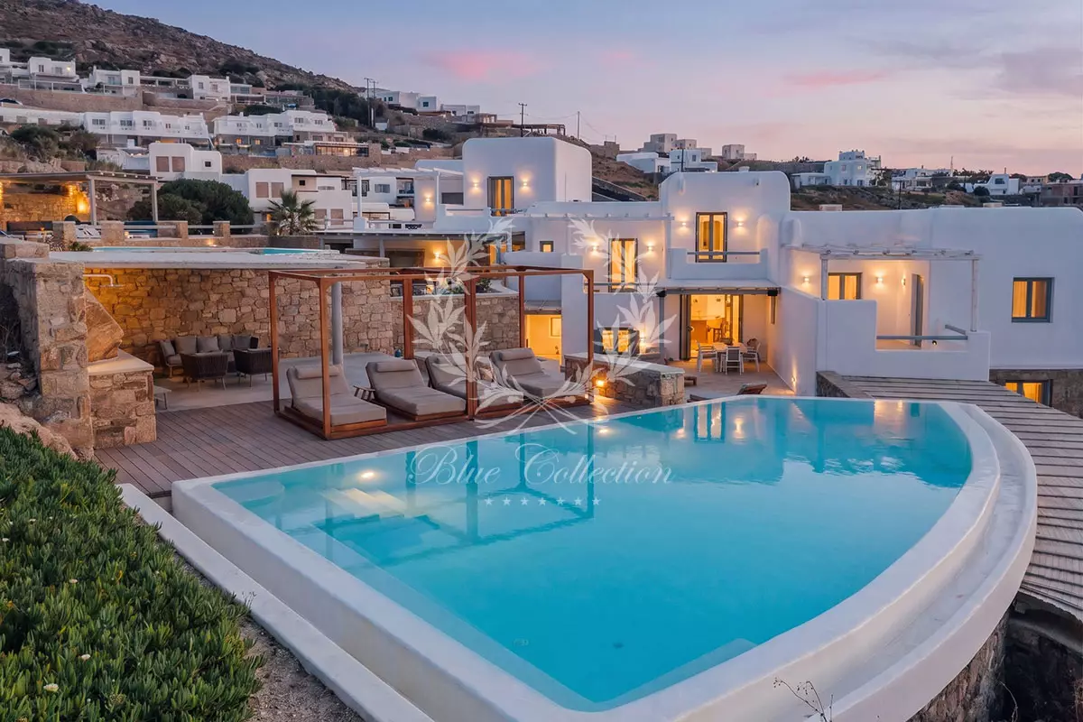 Luxury Villa for Rent in Mykonos - Kanalia | Private Infinity Pool | Mykonos, Sea & Sunset View | GLD-5