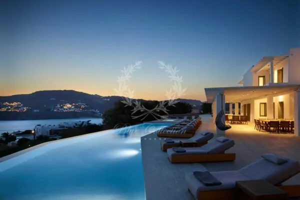 Luxury Villa for Rent in Mykonos – Greece | Kalo Livadi | Private Infinity Pool | Sea & Sunset View | Sleeps 30 | 15 Bedrooms | 16 Bathrooms | REF: 180412491 | CODE: KLV-3
