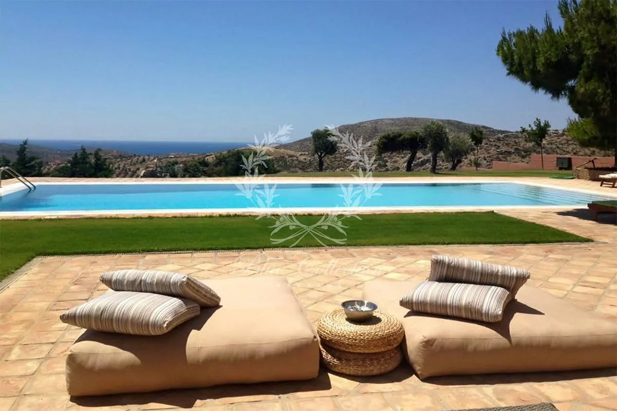 Private Villa for Rent in Athens – Greece | Sounio | Private Infinity Pool | Sea, Sunrise & Sunset View 