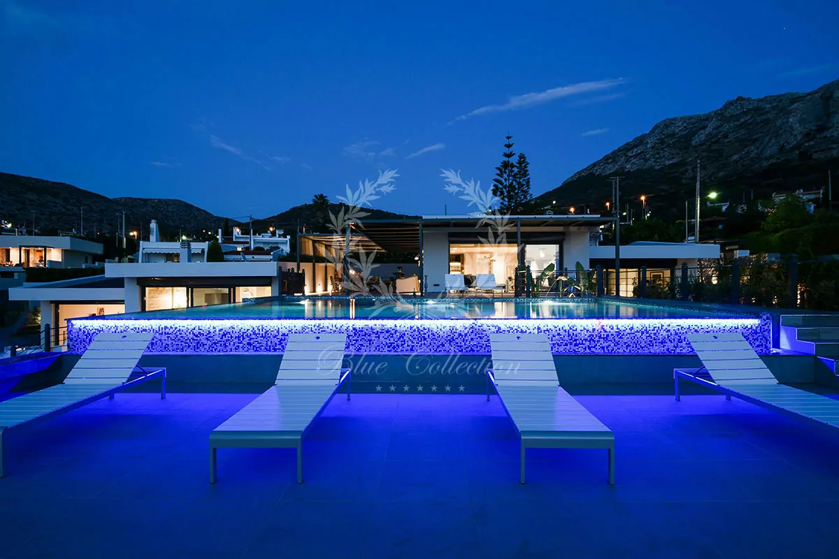 Luxury Beachfront Villa for Rent in Athens – Greece | Sounio | REF: 180412479 | CODE: ATH-6 | 2 Private Infinity Pools | Sea & Sunset View | Sleeps 14 | 7 Bedrooms | 7 Bathrooms