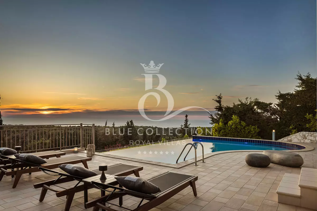 Luxury Villa for Rent in Kefalonia – Greece | Private Infinity Pool | Sea & Sunset View | Sleeps 8 | 4 Bedrooms | 5 Bathrooms | REF: 180412454 | CODE: KFL-2