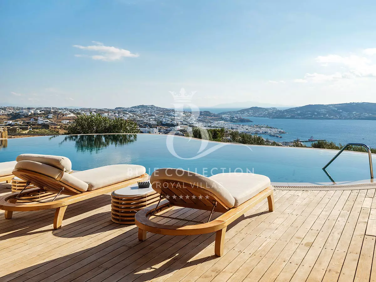 Presidential Villa for Rent in Mykonos - Greece | Agia Sofia | REF: 180412179 | CODE: ASF-1 | Private Heated Pool | Sea & Sunset View | Sleeps 20 | 10 Bedrooms | 10 Bathrooms