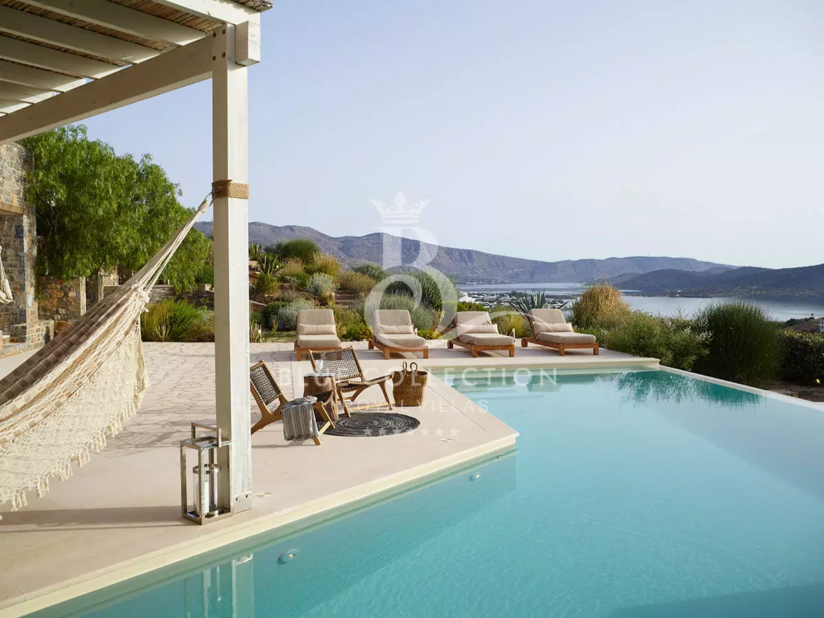 Private Villa for Rent in Crete – Elounda | Private Heated Infinity Pool | Sea View | CRV-2