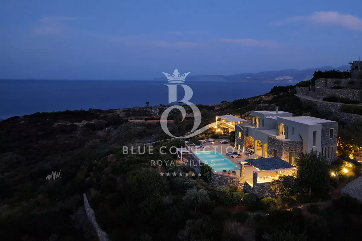 Luxury 2-Villas Complex for Rent in Crete – Elounda | 2 Private Heated Infinity Pools | Sea View | CRV-3