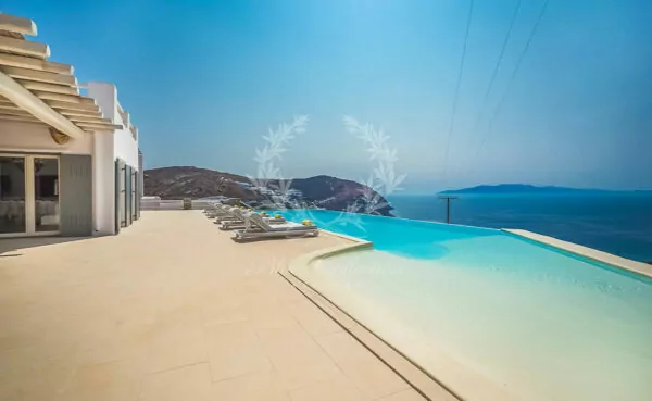 Private Villa for Rent in Mykonos – Greece | Elia | Private Infinity Pool | Sea & Sunrise View | Sleeps 16 | 8 Bedrooms | 10 Bathrooms | REF: 180412504 | CODE: ELD-7