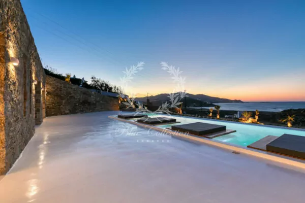 Luxury Villa for Rent in Mykonos – Greece | Ftelia | Private Infinity Pool | Sea & Sunset View 