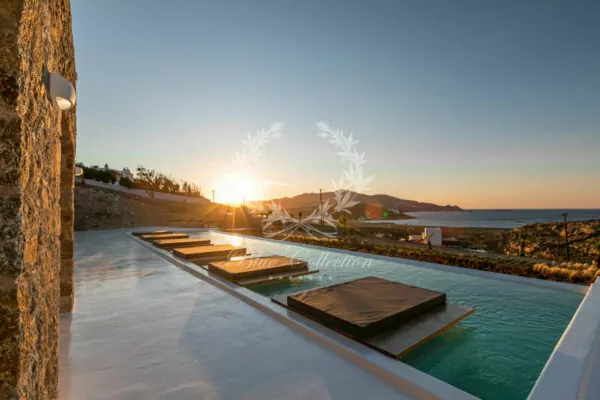 Luxury 2-Villas Complex for Rent in Mykonos – Greece | Ftelia | Private Infinity Pools | Sea & Sunset View 