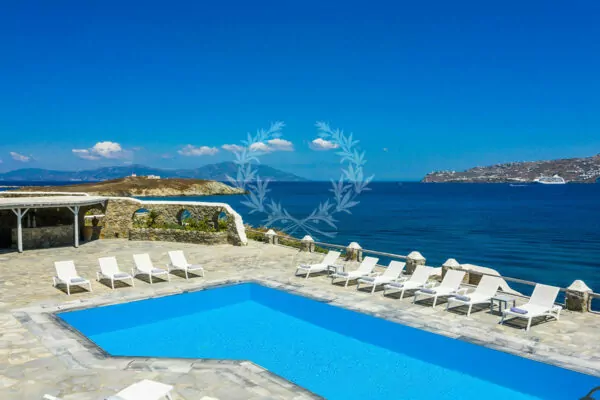 Private Seafront Villa for Rent in Mykonos – Greece | Kanalia | Private Infinity Pool | Sea & Sunset View | Sleeps 11 | 6 Bedrooms | 6 Bathrooms | REF: 180412515 | CODE: KRC-12