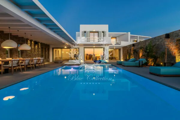 Private Villa for Rent in Mykonos – Greece | Mykonos Town | Private Pool & Jacuzzi | Sea & Sunset View | Sleeps 22 | 11 Bedrooms | 12 Bathrooms | REF: 180412519 | CODE: MTS-5