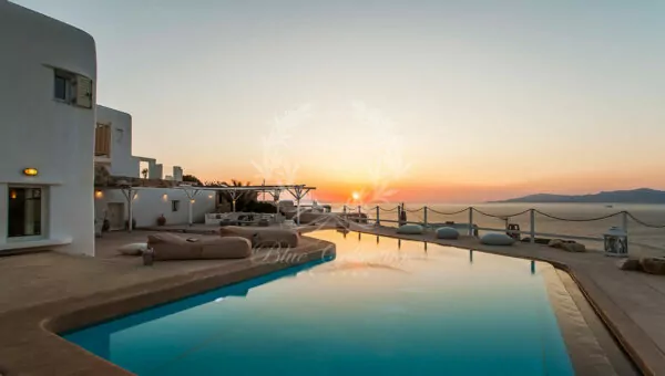 Private Villa for Rent in Mykonos – Greece | Kanalia | Private Infinity Pool | Sea & Sunset View | Sleeps 10 | 5 Bedrooms | 5 Bathrooms | REF: 180412524 | CODE: KRC-15