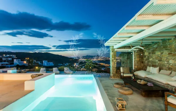 Private Villa for Rent in Mykonos – Greece | Agios Ioannis | Private Infinity Pool | Sea, Sunset & Mykonos Town Views | Sleeps 9 | 5 Bedrooms | 3 Bathrooms | REF: 180412525 | CODE: KRC-16
