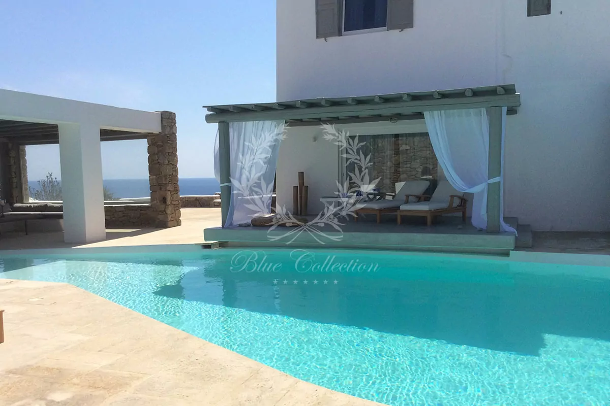 Luxury Villa for Rent in Mykonos – Greece | Pirgi | Private Infinity Pool | Sea & Sunset Views | Sleeps 10 | 5 Bedrooms | 5 Bathrooms | REF: 180412537 | CODE: ELP-2