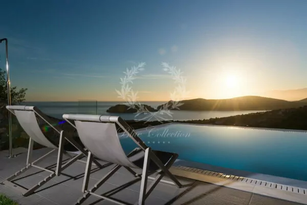 Private 2-Villas Complex for Rent in Crete – Greece | Elounda | Private Infinity Pools | Sea & Sunrise View | Sleeps 12 | 6 Bedrooms | 4 Bathrooms | REF: 180412550 | CODE: ELV-3
