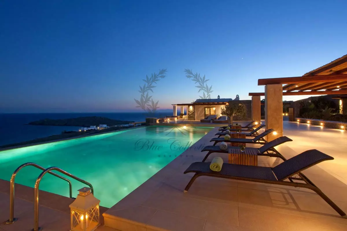 Presidential Villa for Rent in Mykonos - Aleomandra | Private Infinity Pool | Sea & Sunrise Views | D-1