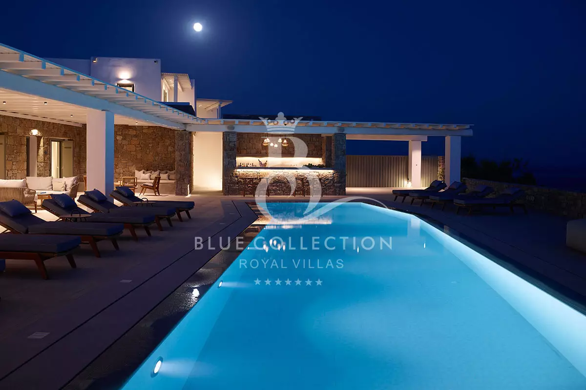 Luxury Villa for Rent in Mykonos - Kalo Livadi | Private Infinity Pool | Sea & Sunset View | KLV-5