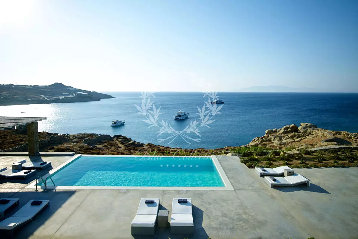 Luxury Seafront Villa for Rent in Mykonos – Paradise | Private Infinity Pool | Sea, Sunrise & Sunset Views | A-5
