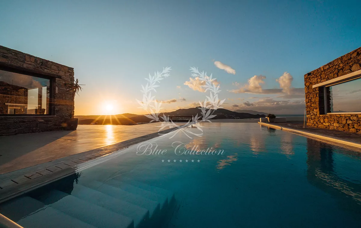 Private Luxury Villa for Rent in Mykonos - Greece | Ftelia | Private Infinity Heated Pool | Sea & Sunset Views | Sleeps 16 | 8 Bedrooms | 8 Bathrooms | REF: 180412626 | CODE: FTL-16