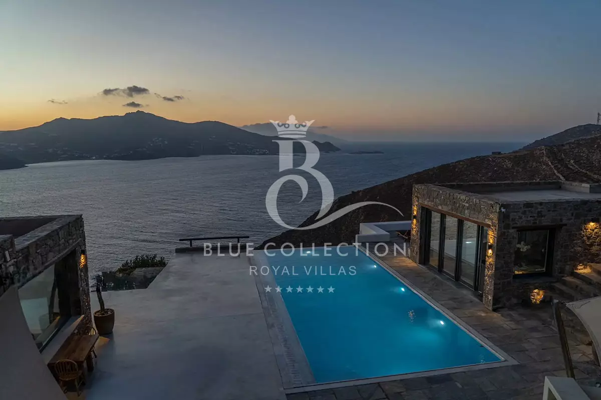 Private Luxury Villa for Rent in Mykonos - Ftelia | Private Infinity Heated Pool & Plunge Pool | Sea & Sunset Views | FTL-16