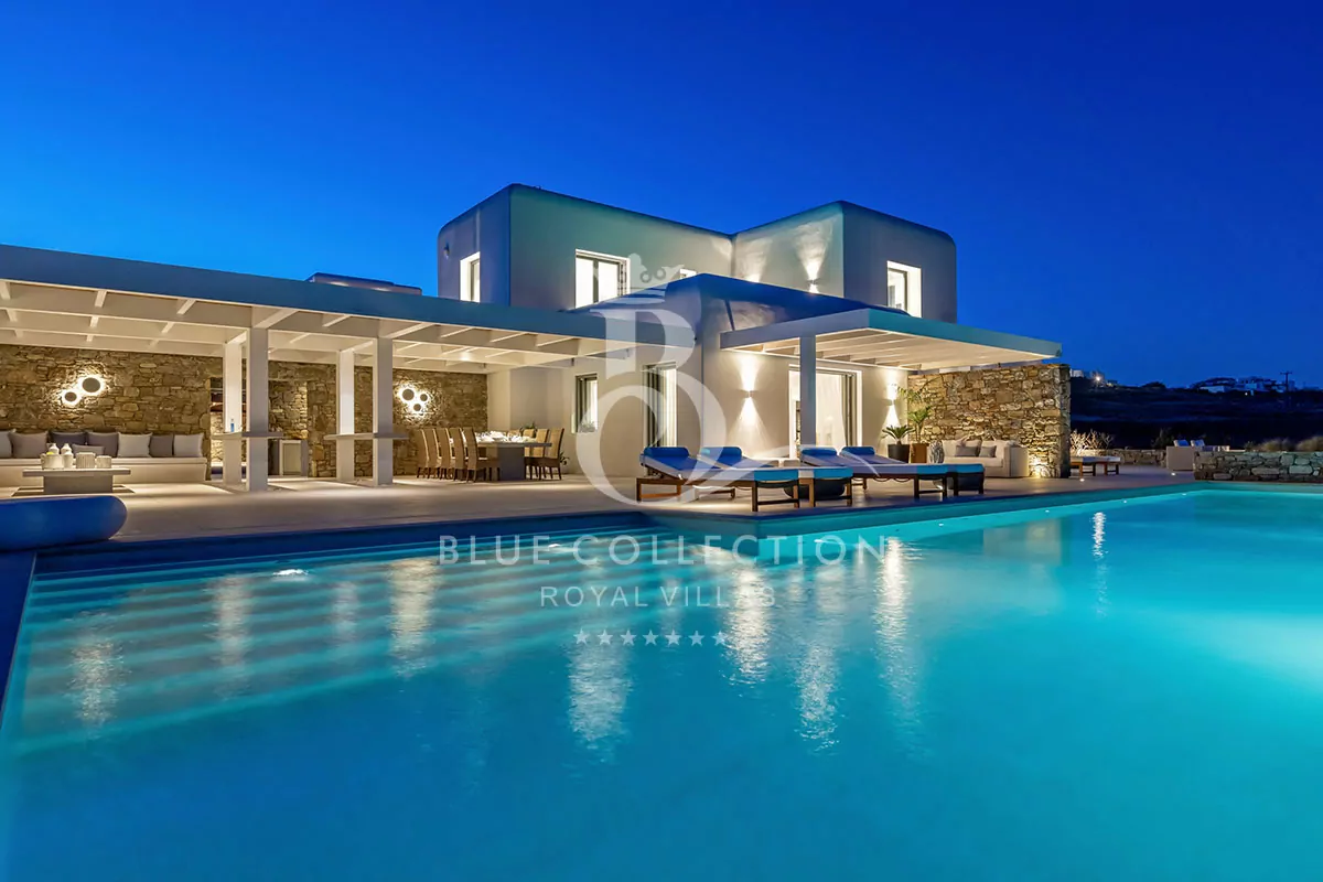 Luxury Villa for Rent in Mykonos – Greece | Aleomandra | Private Heated Infinity Pool | Sea & Sunrise View | Sleeps 16 | 8 Bedrooms | 9 Bathrooms | REF: 180412658 | CODE: ADR-4