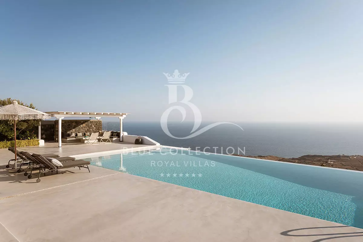 Private Luxury Villa for Rent in Santorini – Greece | Imerovigli | 2 Swimming Pools | Sea, Sunrise View | Sleeps 18 | 9 Bedrooms | 8 Bathrooms | REF: 180412682 | CODE: SNT-1
