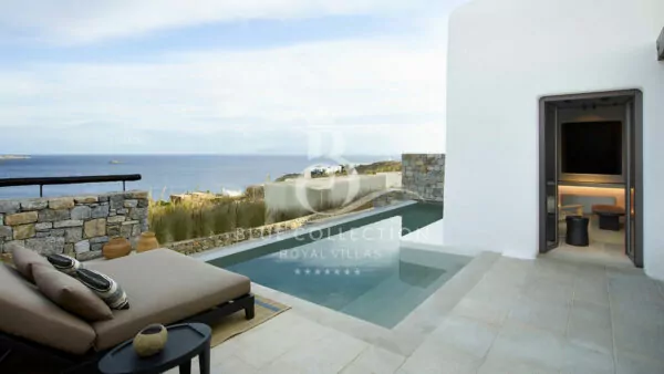 Luxury Villa for Rent in Mykonos – Greece | Aleomandra | Private Heated Pool | Sea, Sunrise & Sunset Views | Sleeps 2 | 1 Bedroom | 1 Bathroom | REF: 180412687 | CODE: AKM-5