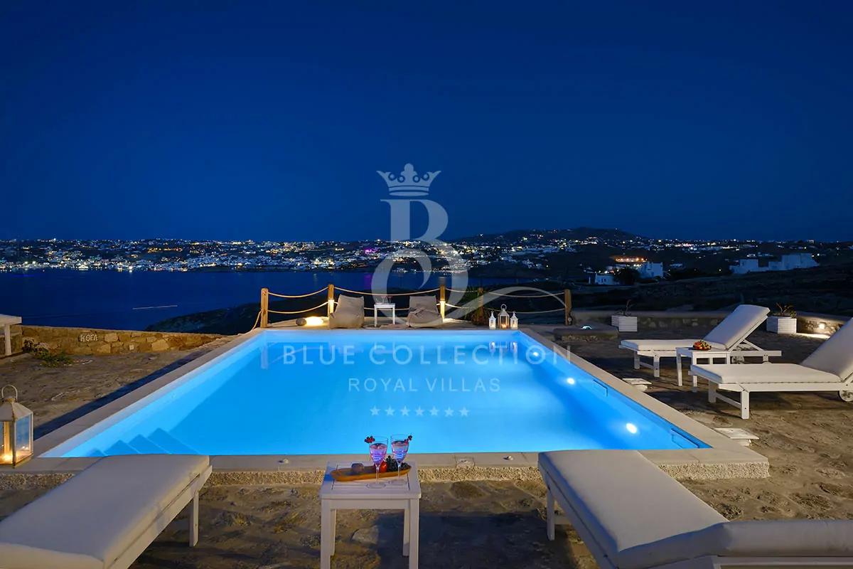 Luxury Villa for Rent in Mykonos – Greece | Kanalia | Private Swimming Pool | Sea, Sunset & Mykonos Town Views 