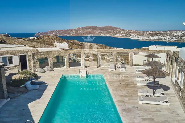 Luxury Villa for Rent in Mykonos – Greece | Ornos | Private Swimming Pool | Sea, Sunset & Mykonos Town Views | Sleeps 12 | 6 Bedrooms | 6 Bathrooms | REF: 180412683 | CODE: EVM-5