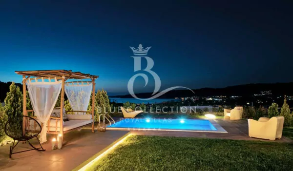 Private Villa for Rent in Chalkidiki – Greece | Kassandra | Private Swimming Pool & Garden | Sea & Sunset Views 