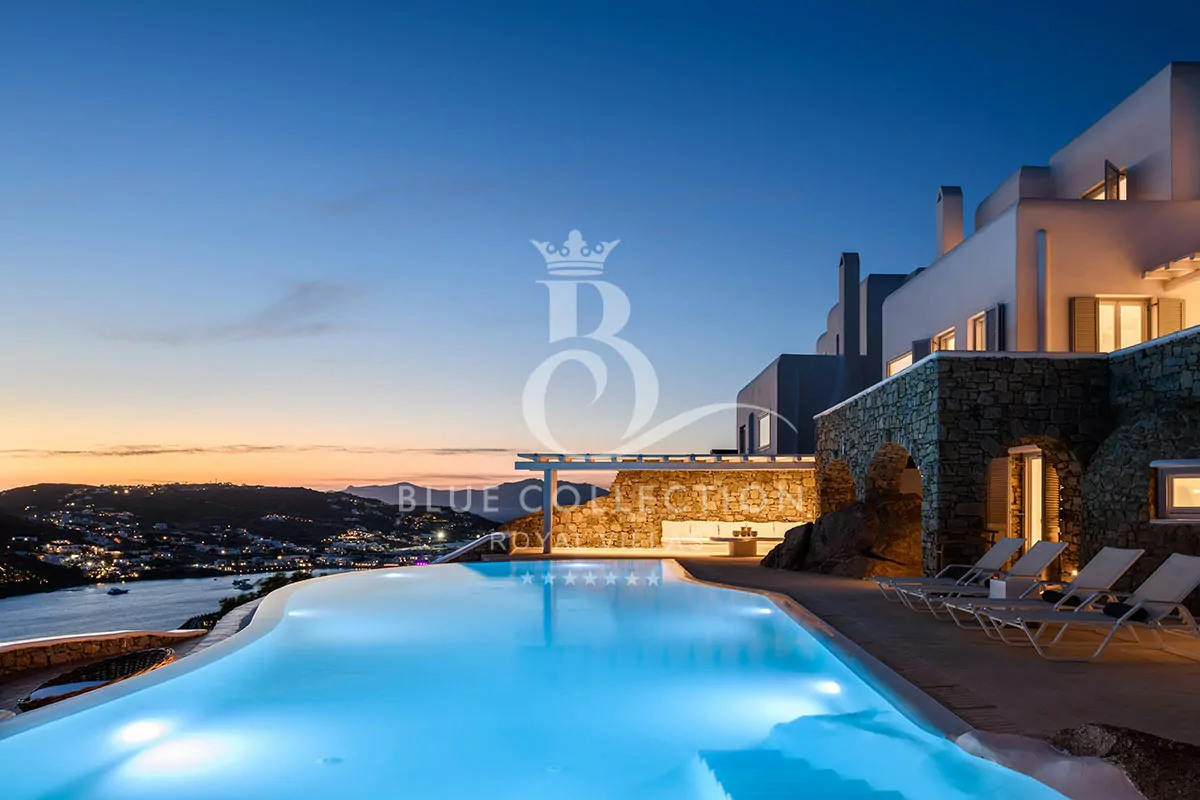 Private Villa for Rent in Mykonos – Greece | Agios Lazaros | REF: 180412698 | CODE: ALN-5 | Private Infinity Pool | Sea & Sunset Views | Sleeps 8 | 4 Bedrooms | 5 Bathrooms