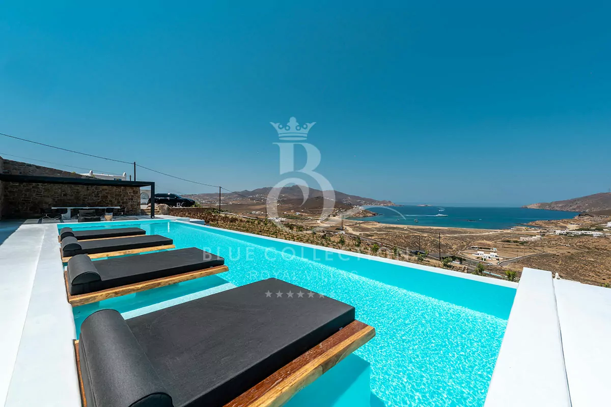 Luxury Villa for Rent in Mykonos – Greece | Ftelia | Private Infinity Pool | Sea & Sunset View | Sleeps 10 | 5 Bedrooms | 5 Bathrooms | REF: 180412729 | CODE: FTL-24