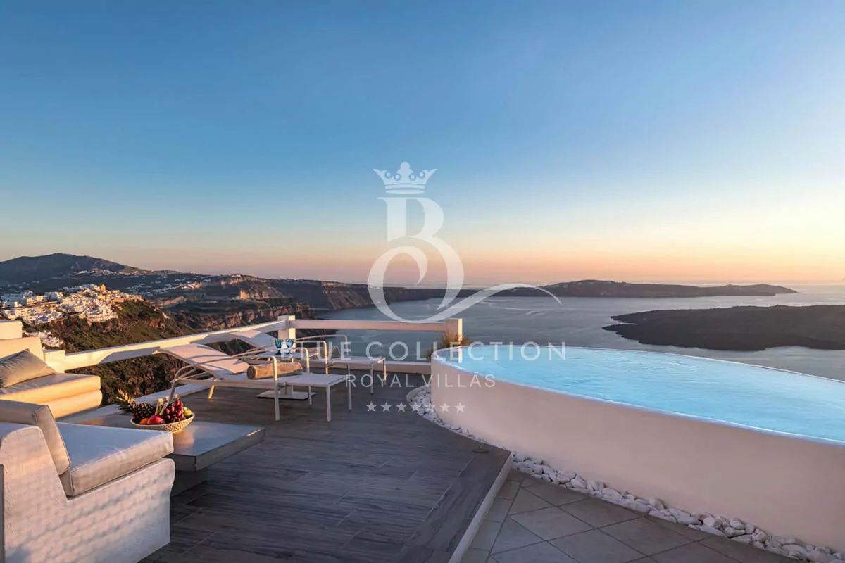 Luxury Suite for Rent in Santorini – Greece | Imerovigli | Private Heated Plunge Pool | Sea, Sunset & Caldera Views 