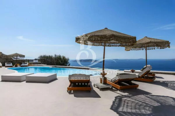 Private Villa for Rent in Mykonos – Greece | Fanari | Private Heated Infinity Pool & Jacuzzi | Sea & Sunset Views | Sleeps 16 | 8 Bedrooms | 11 Bathrooms | REF: 180412736 | CODE: MKG-3