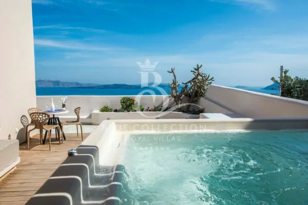 Private Villa for Rent in Santorini – Greece | Oia | 2 Outdoor Hot Tubs | Sea, Sunset & Caldera Views | Sleeps 6 | 3 Bedrooms | 2 Bathrooms | REF: 180412743 | CODE: OPB-1