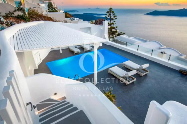 Luxury Villa for Rent in Santorini – Greece | Imerovigli | Private Heated Pool & Jacuzzi | Sea, Sunset & Caldera Views | Sleeps 4 | 2 Bedrooms | 2 Bathrooms | REF: 180412739 | CODE: SES-2