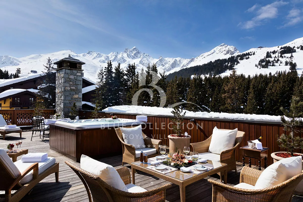 Luxury Ski Chalet to Rent in Courchevel 1850 – France | Private Jacuzzi & Swim Spa 