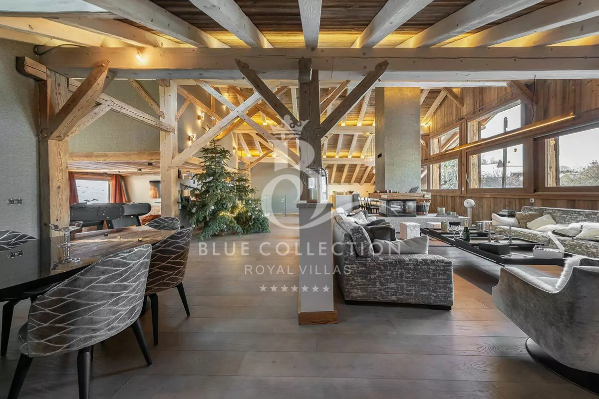 Elegant Ski Chalet to Rent in Megeve – France | Amazing Mountain View 