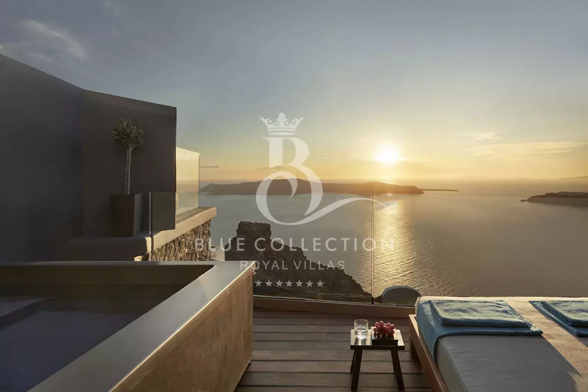 Private Villa for Rent in Santorini – Greece | Imerovigli | Private Heated Pool & Hot Tub | Sea, Sunset & Caldera Views | Sleeps 4 | 2 Bedrooms | 2 Bathrooms | REF: 180412747 | CODE: SKV-4