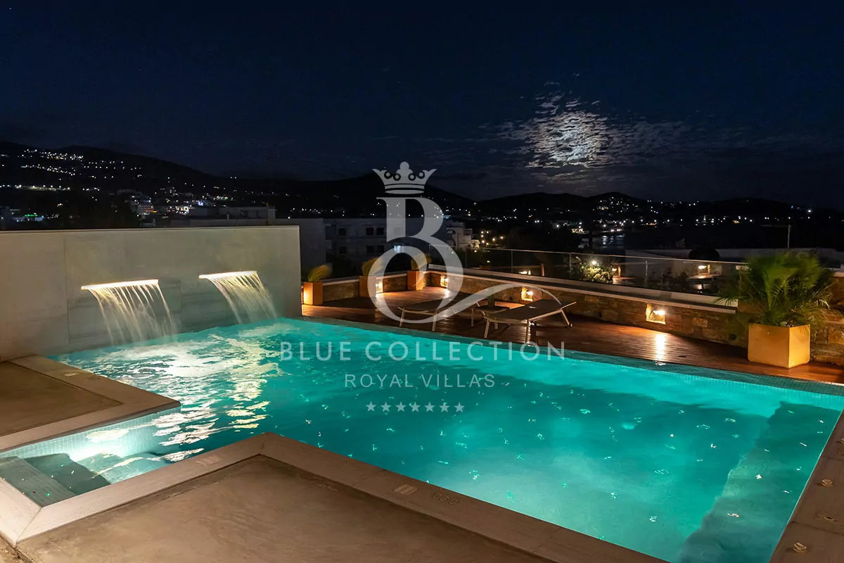 Modern Villa for Rent in Tinos – Greece | Private Infinity Pool | Sea View | Sleeps 8 | 4 Bedrooms | 3 Bathrooms | REF: 180412824 | CODE: TNV-1
