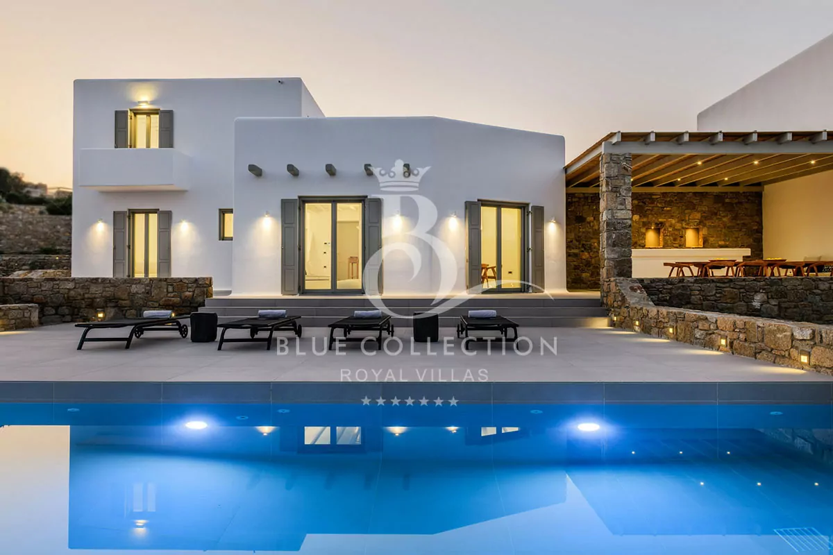 Private Villa for Rent in Mykonos – Greece | Kalafatis | Private Infinity Pool | Sea View | Sleeps 6 | 3 Bedrooms | 3 Bathrooms | REF: 180412843 | CODE: KLF-10