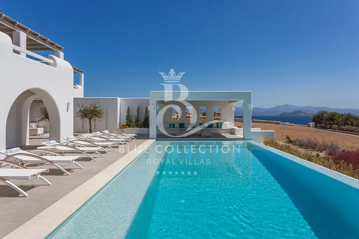 Luxury Villa for Rent in Paros – Greece | Private Infinity Pool | Sea & Sunrise View | Sleeps 16 | 8 Bedrooms | 9 Bathrooms | REF: 180412873 | CODE: PRS-13