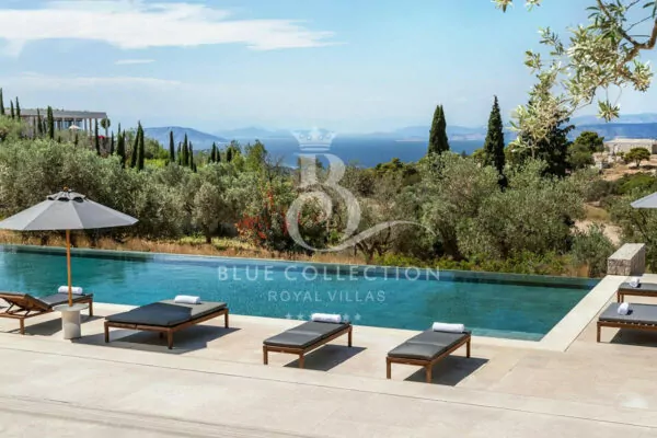 Luxury Villa for Rent in Peloponnese – Greece | Porto Heli | Private Heated Pool | Amazing Sea View | Sleeps 12 | 6 Bedrooms | 6 Bathrooms | REF: 180412860 | CODE: VILLA-21