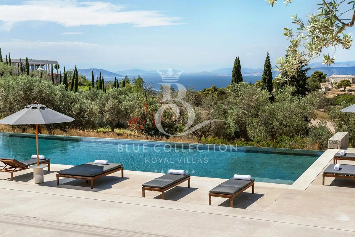 Luxury Villa for Rent in Peloponnese – Greece | Porto Heli | Private Heated Pool | Amazing Sea View 