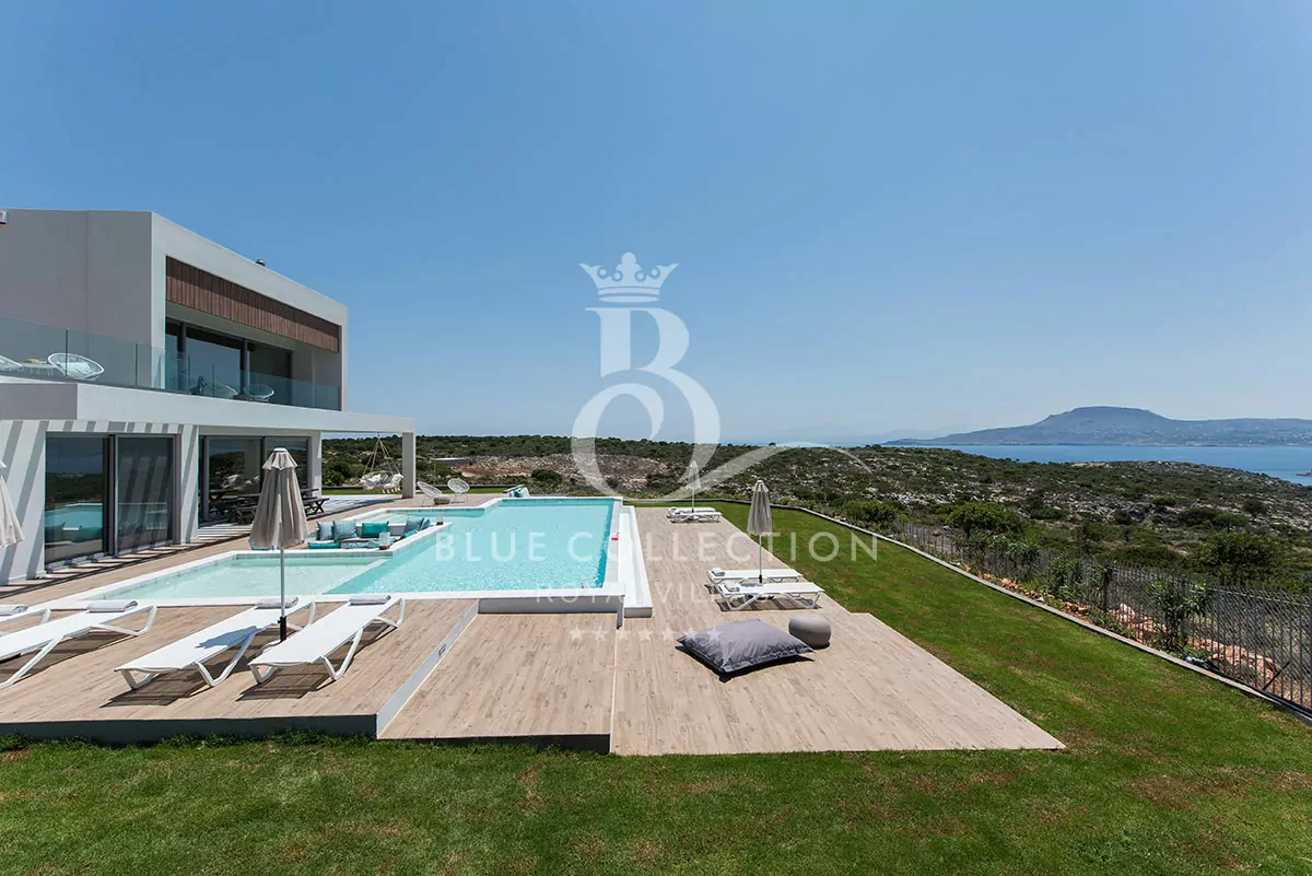 Luxury Villa for Rent in Crete - Greece | Chania | REF: 180412897 | CODE: C-3 | Private Infinity Pool | Sea & Sunrise View | Sleeps 8 | 4 Bedrooms | 4 Bathrooms